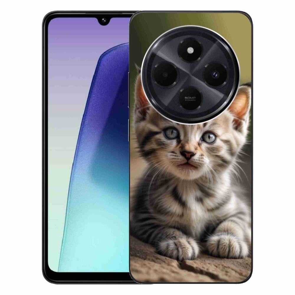 Gélový kryt mmCase na Xiaomi Redmi 14C/Poco C75 - roztomilé mačiatko 9