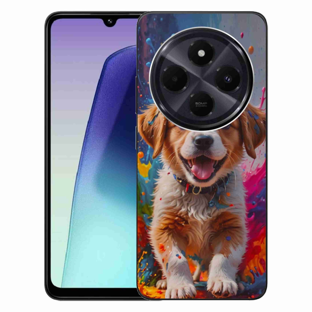 Gélový kryt mmCase na Xiaomi Redmi 14C/Poco C75 - roztomilé šteňa 3