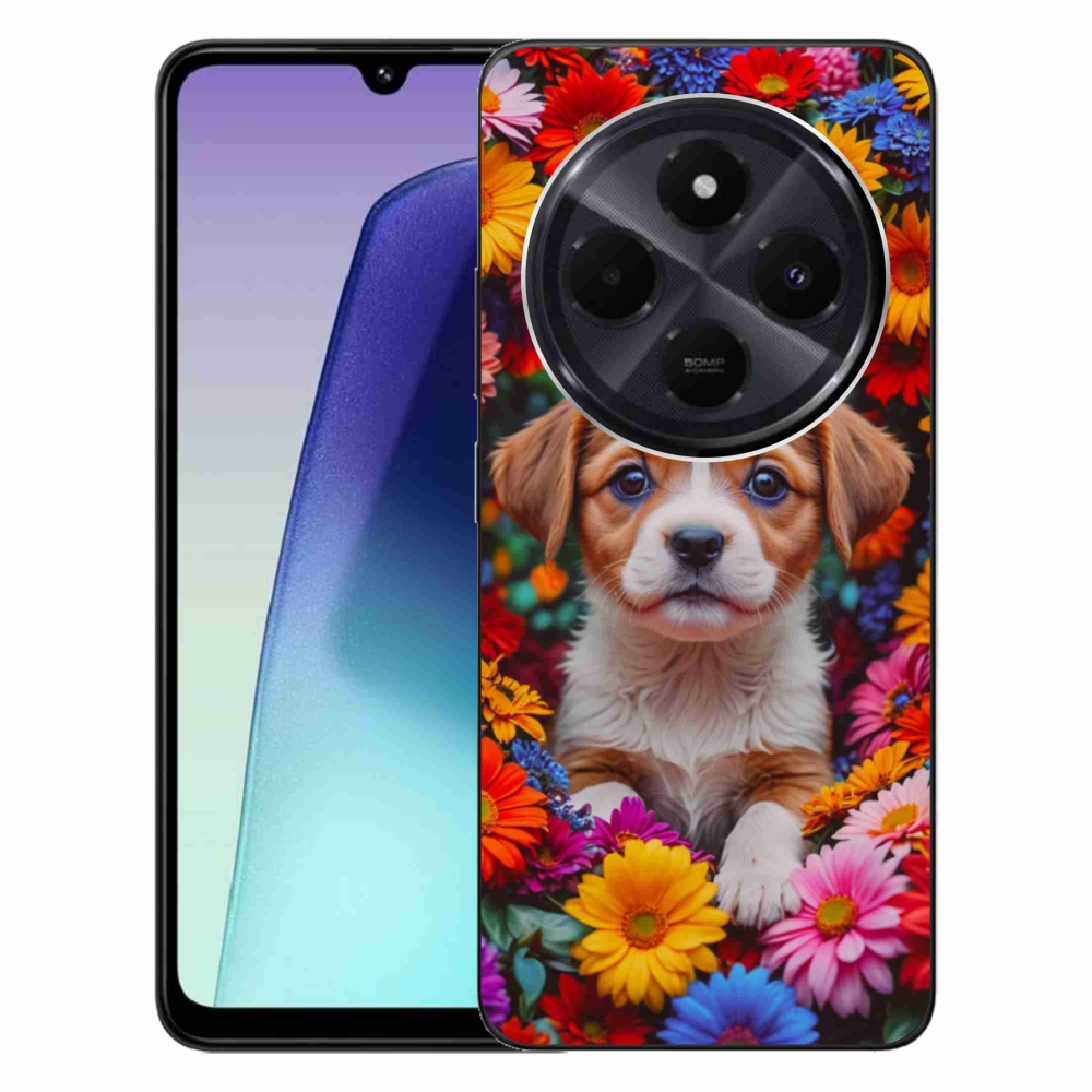 Gélový kryt mmCase na Xiaomi Redmi 14C/Poco C75 - roztomilé šteňa