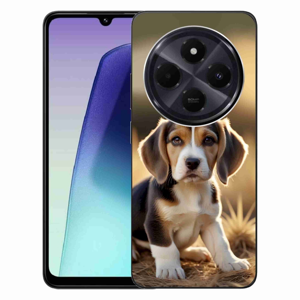Gélový kryt mmCase na Xiaomi Redmi 14C/Poco C75 - roztomilý bígl