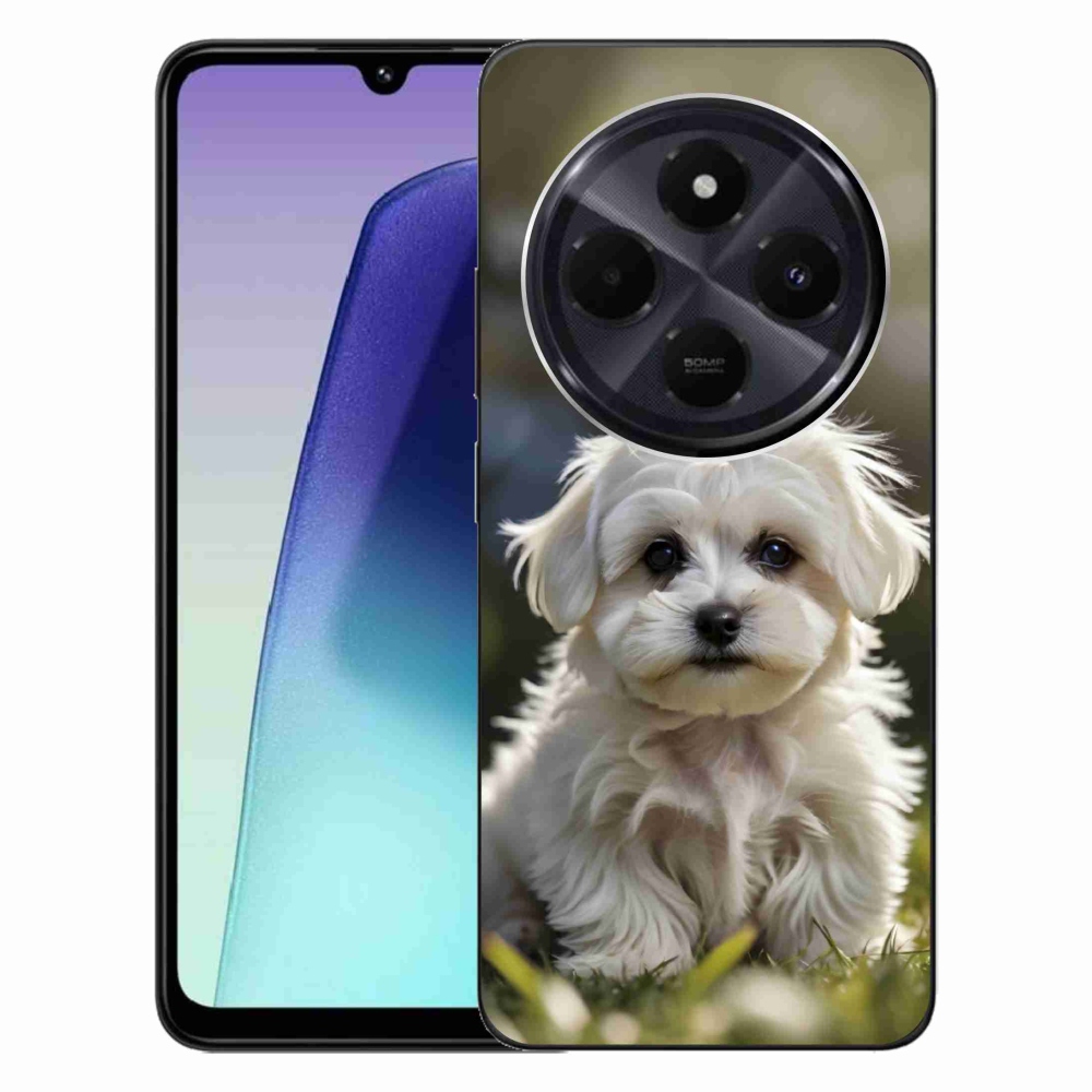 Gélový kryt mmCase na Xiaomi Redmi 14C/Poco C75 - roztomilý maltézsky psík