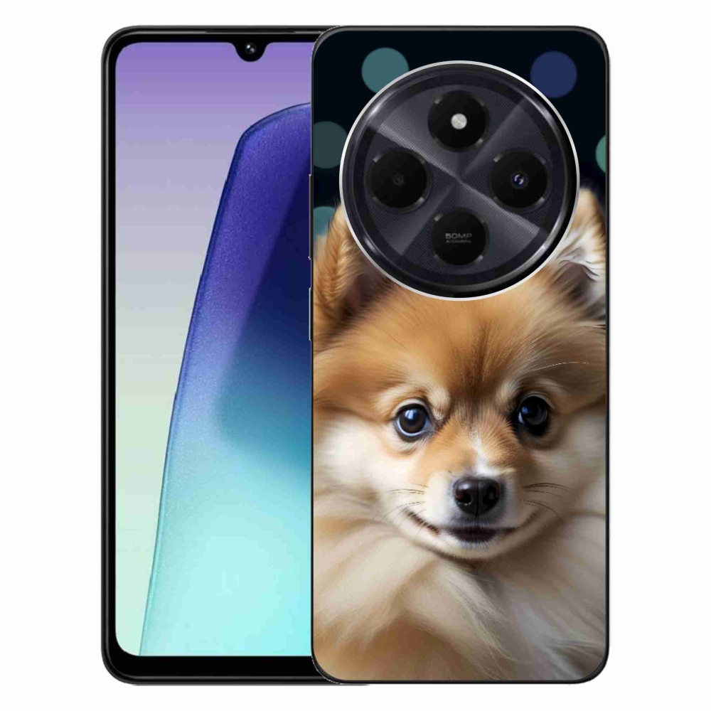 Gélový kryt mmCase na Xiaomi Redmi 14C/Poco C75 - roztomilý pomeranian