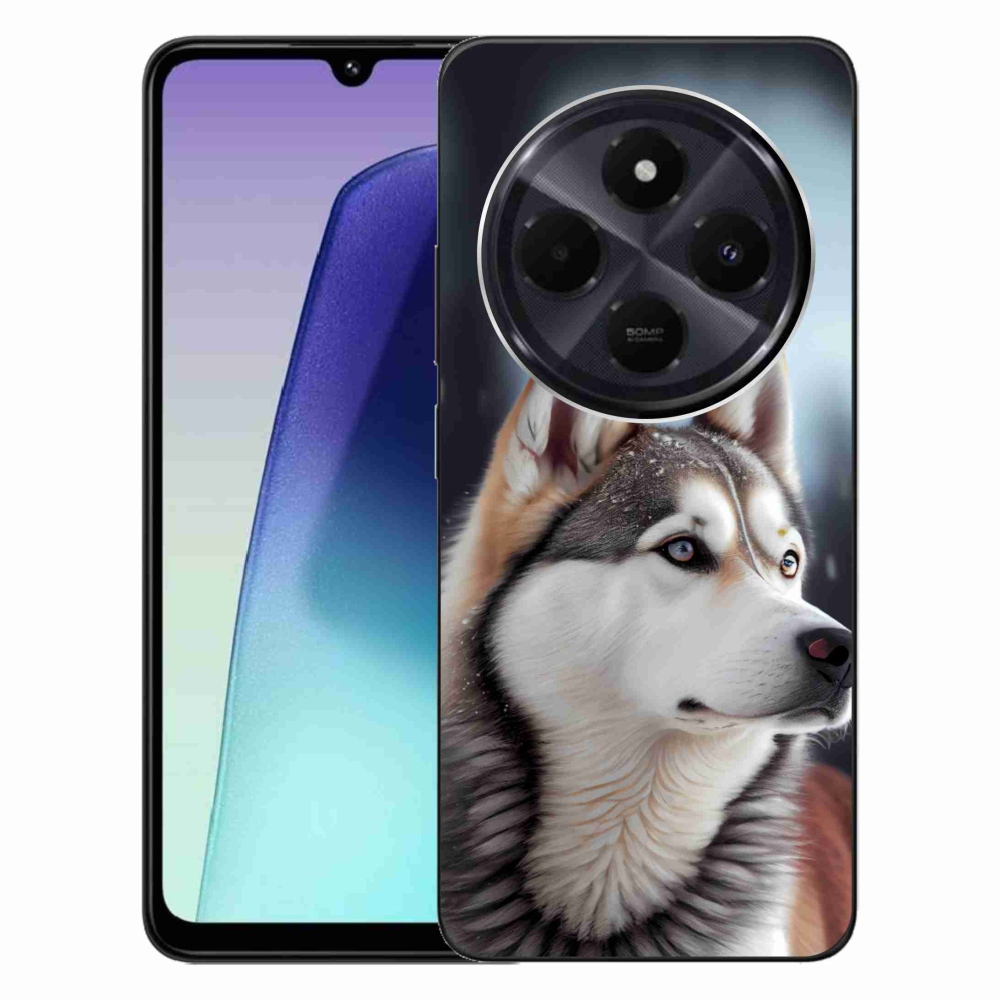 Gélový kryt mmCase na Xiaomi Redmi 14C/Poco C75 - sibírsky husky