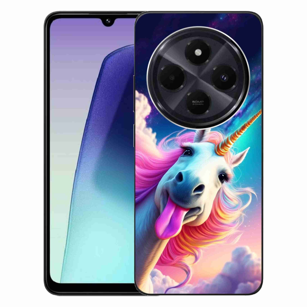 Gélový kryt mmCase na Xiaomi Redmi 14C/Poco C75 - šialený jednorožec