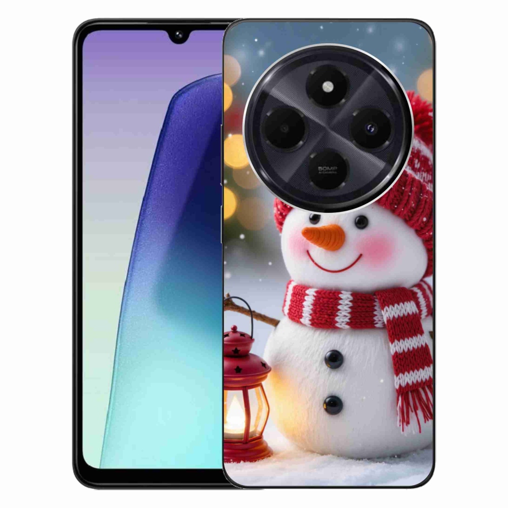 Gélový kryt mmCase na Xiaomi Redmi 14C/Poco C75 - snehuliak 2