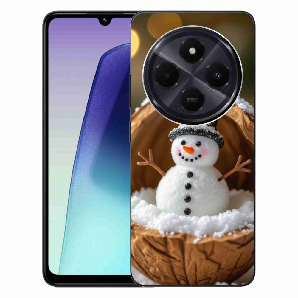 Gélový kryt mmCase na Xiaomi Redmi 14C/Poco C75 - snehuliak 4