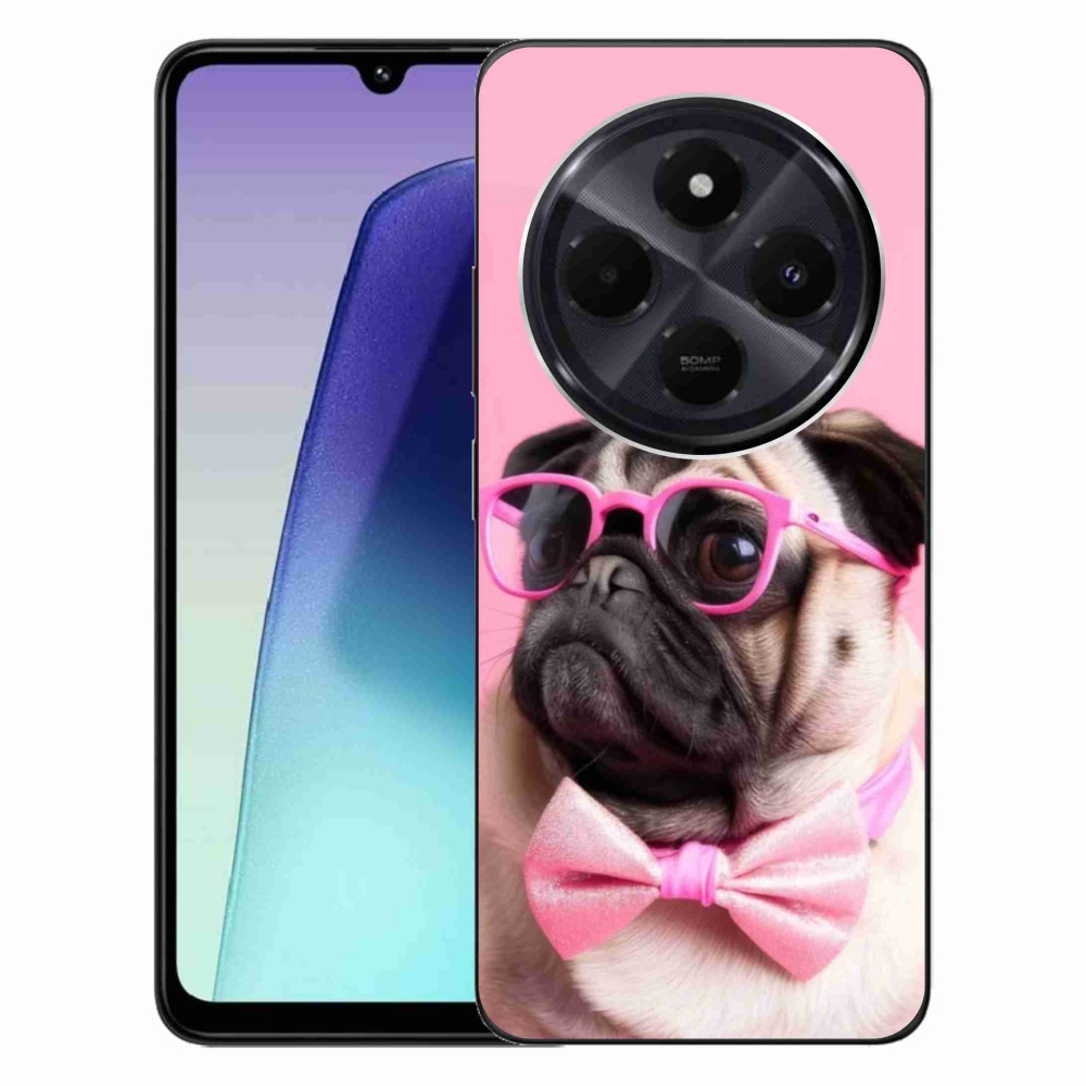 Gélový kryt mmCase na Xiaomi Redmi 14C/Poco C75 - štýlový mops