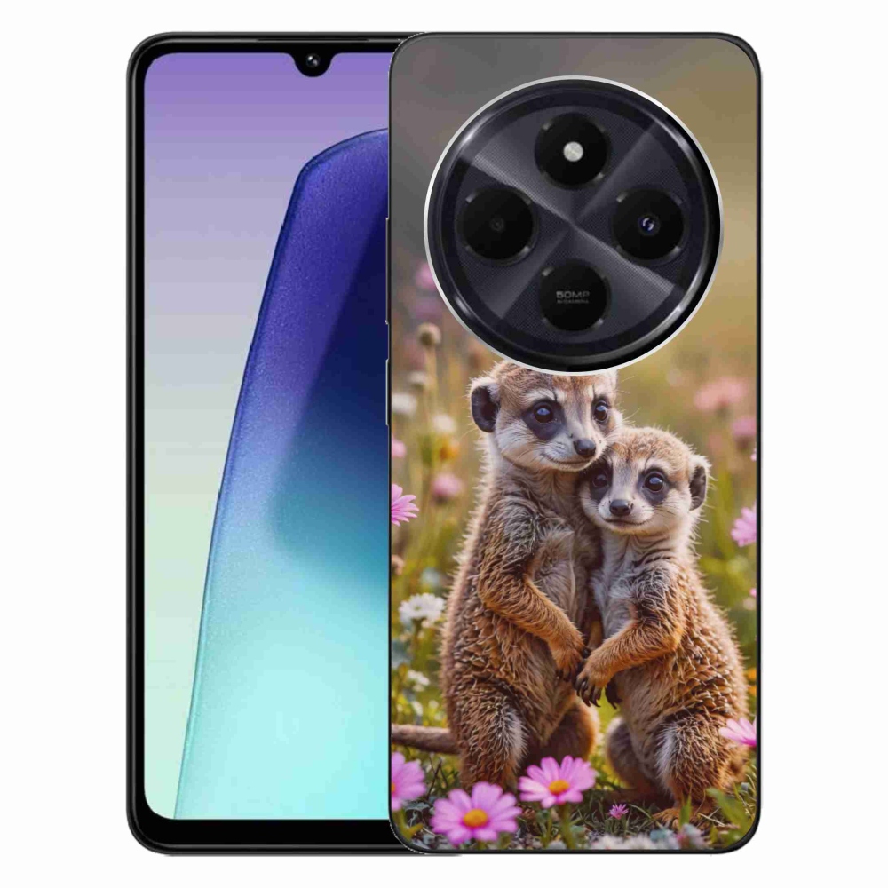Gélový kryt mmCase na Xiaomi Redmi 14C/Poco C75 - surikatí duo