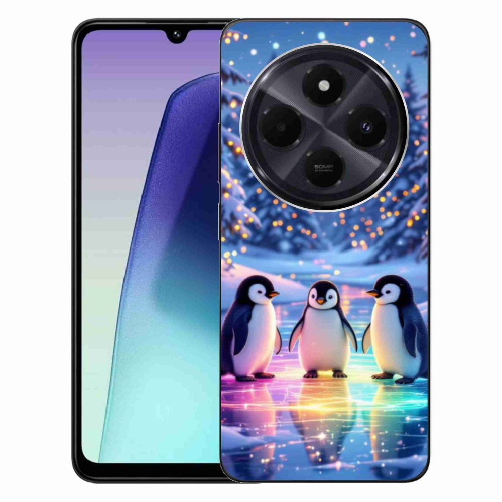 Gélový kryt mmCase na Xiaomi Redmi 14C/Poco C75 - tučniaky