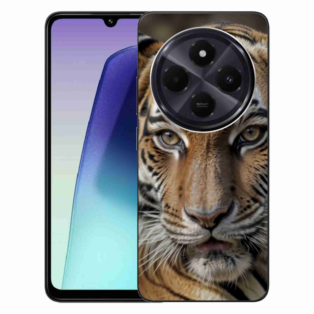 Gélový kryt mmCase na Xiaomi Redmi 14C/Poco C75 - tigrie pohľad