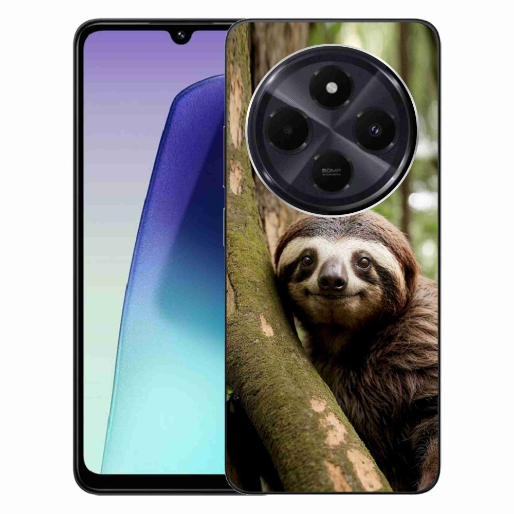 Gélový kryt mmCase na Xiaomi Redmi 14C/Poco C75 - usmievavý leňochod