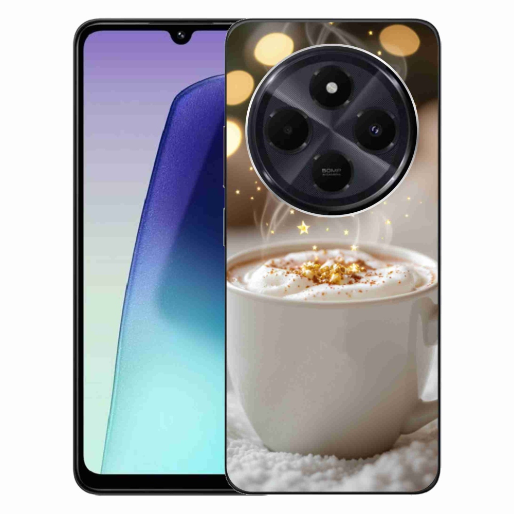 Gélový kryt mmCase na Xiaomi Redmi 14C/Poco C75 - vianočný horúci nápoj