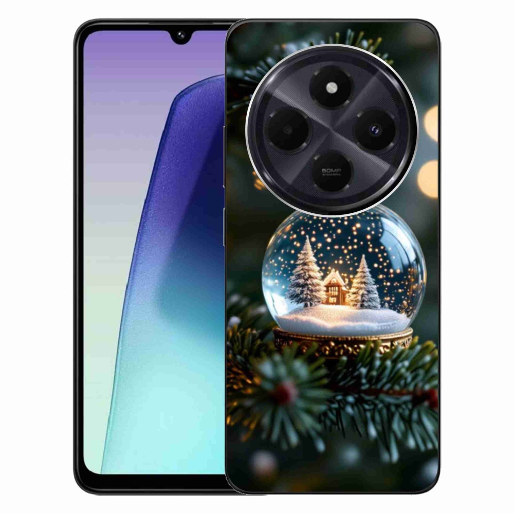 Gélový kryt mmCase na Xiaomi Redmi 14C/Poco C75 - vianočné gule 2