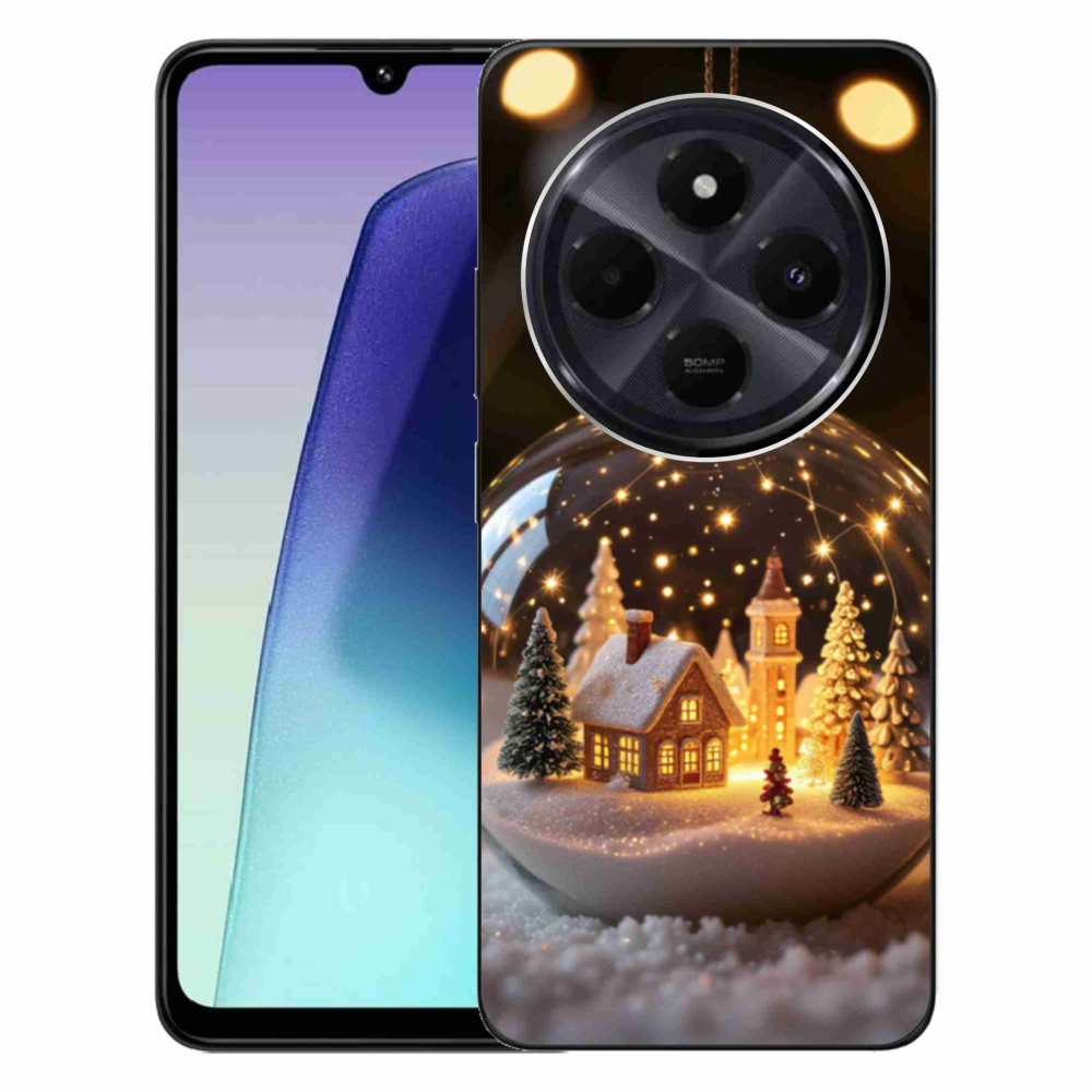 Gélový kryt mmCase na Xiaomi Redmi 14C/Poco C75 - vianočné gule 3