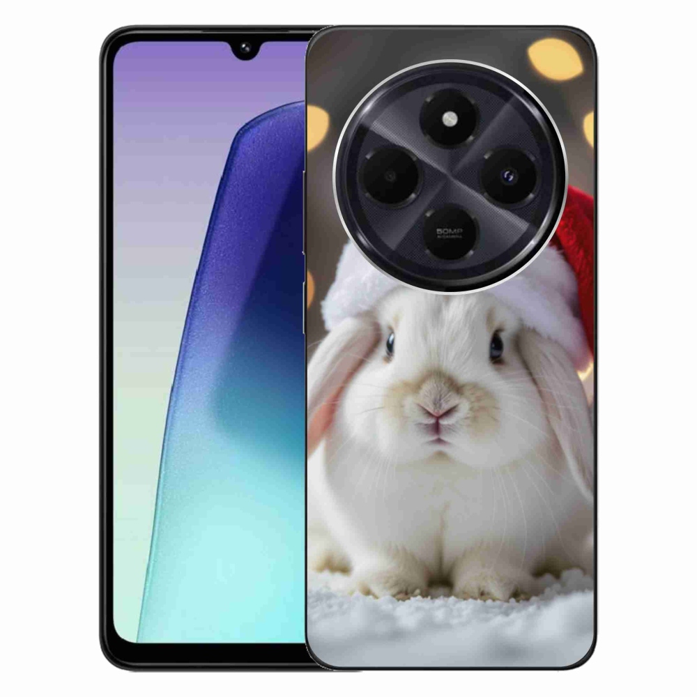 Gélový kryt mmCase na Xiaomi Redmi 14C/Poco C75 - vianočný králik