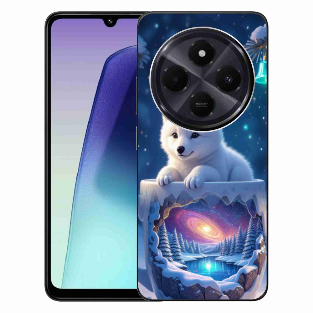 Gélový kryt mmCase na Xiaomi Redmi 14C/Poco C75 - vianočné šteňa