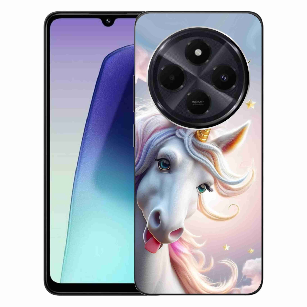 Gélový kryt mmCase na Xiaomi Redmi 14C/Poco C75 - veselý jednorožec