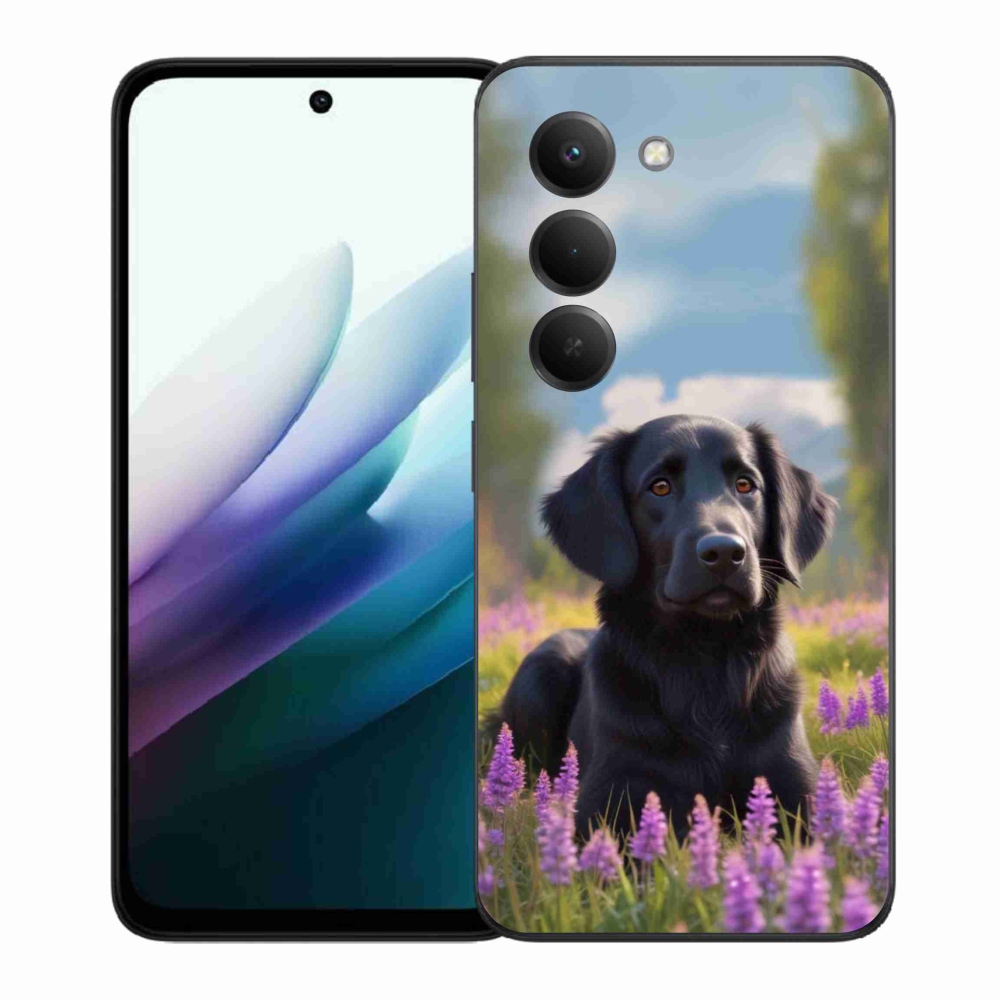 Gélový kryt mmCase na Xiaomi Redmi 15 4G/5G 171 mm - elegantný čierny retriever