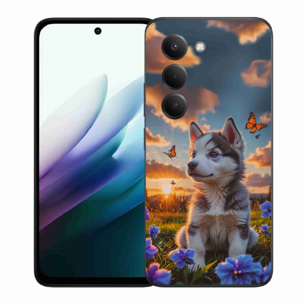 Gélový kryt mmCase na Xiaomi Redmi 15 4G/5G 171 mm - husky pri západe slnka