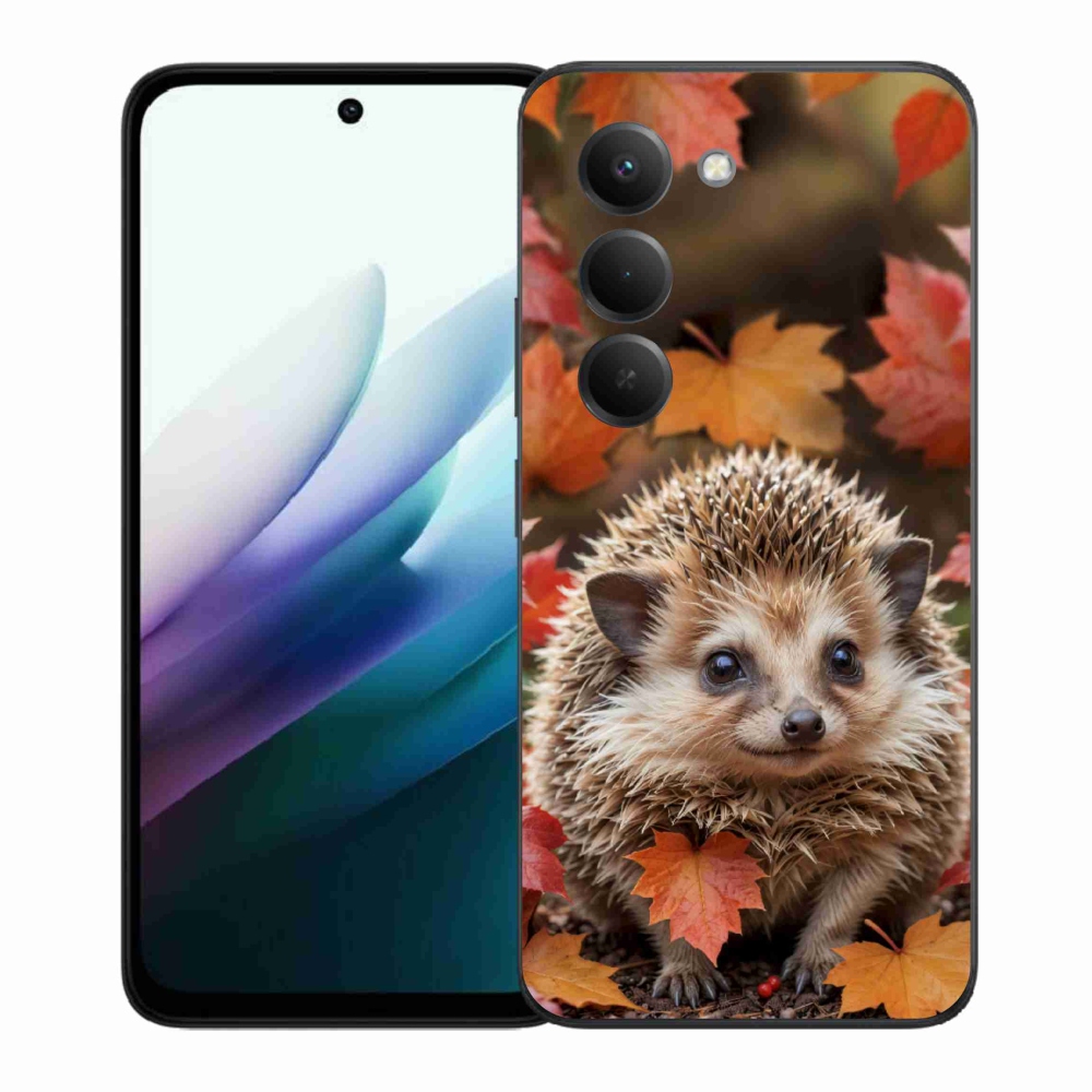 Gélový kryt mmCase na Xiaomi Redmi 15 4G/5G 171 mm - ježko v lístia