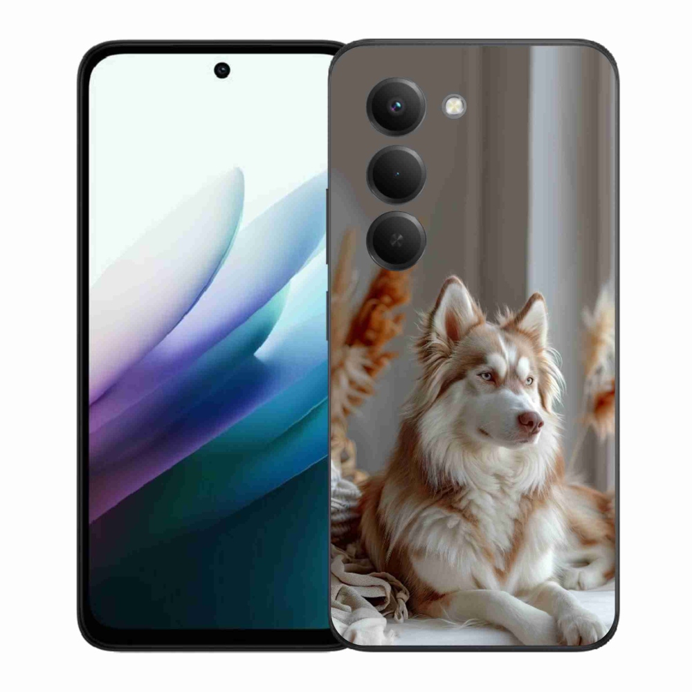 Gélový kryt mmCase na Xiaomi Redmi 15 4G/5G 171 mm - pokojný sibírsky husky