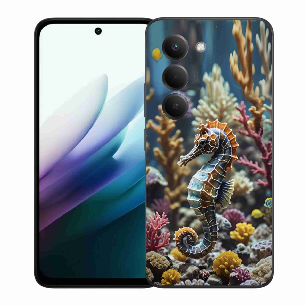 Gélový kryt mmCase na Xiaomi Redmi 15 4G/5G 171 mm - morský koník 2