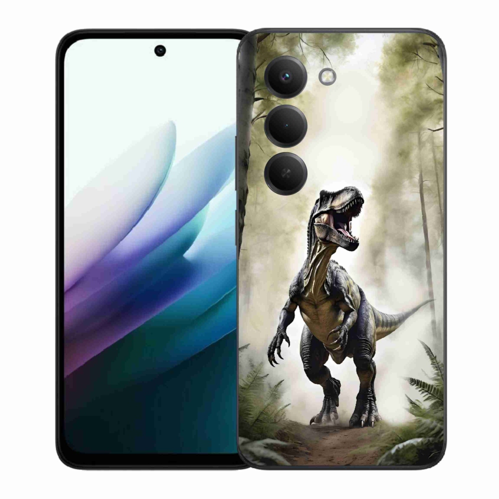 Gélový kryt mmCase na Xiaomi Redmi 15 4G/5G 171 mm - naštvaný T-Rex