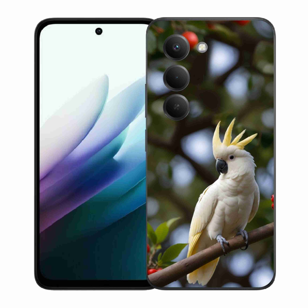 Gélový kryt mmCase na Xiaomi Redmi 15 4G/5G 171 mm - papagáj kakadu 3