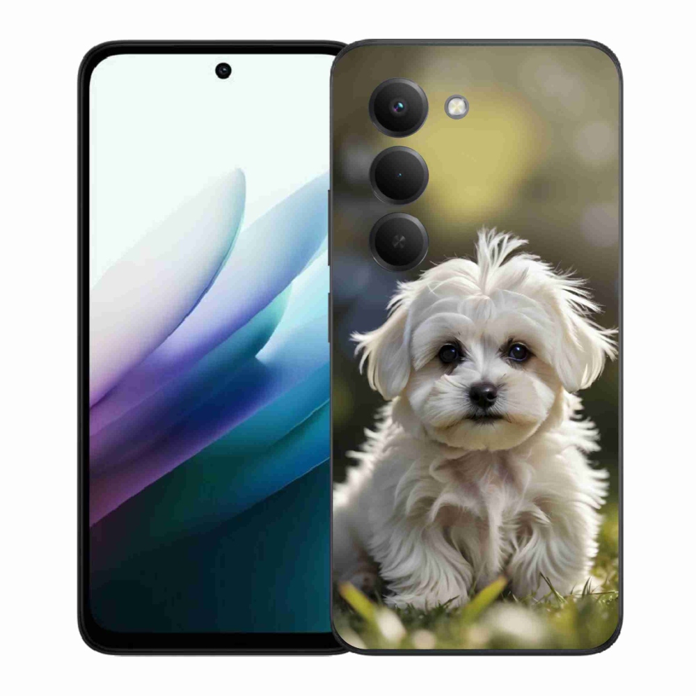 Gélový kryt mmCase na Xiaomi Redmi 15 4G/5G 171 mm - roztomilý maltézsky psík