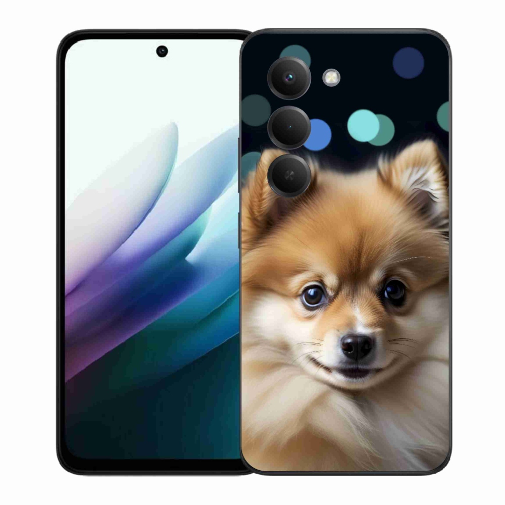 Gélový kryt mmCase na Xiaomi Redmi 15 4G/5G 171 mm - roztomilý pomeranian