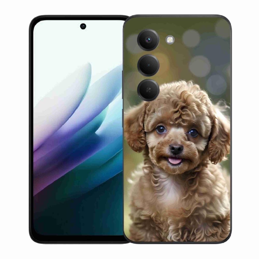 Gélový kryt mmCase na Xiaomi Redmi 15 4G/5G 171 mm - roztomilý pudel