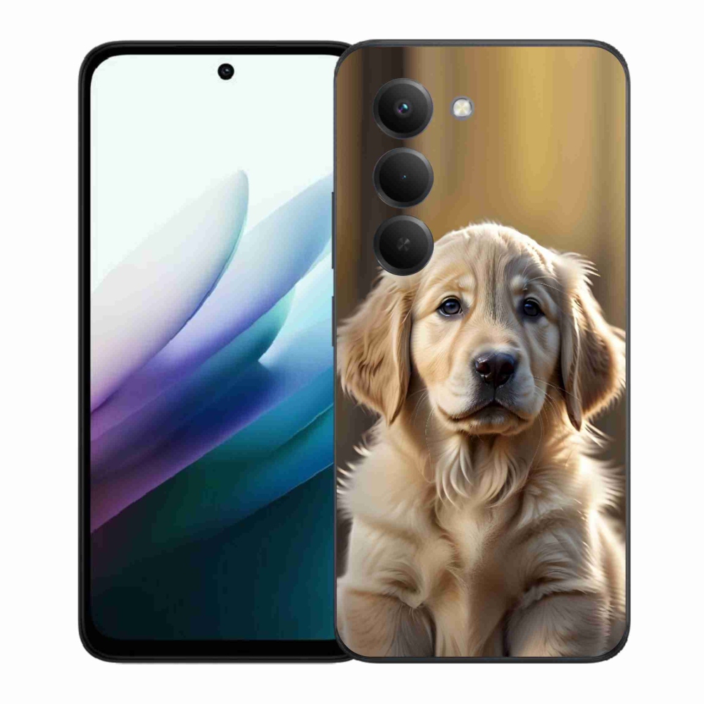 Gélový kryt mmCase na Xiaomi Redmi 15 4G/5G 171 mm - roztomilý zlatý retriever