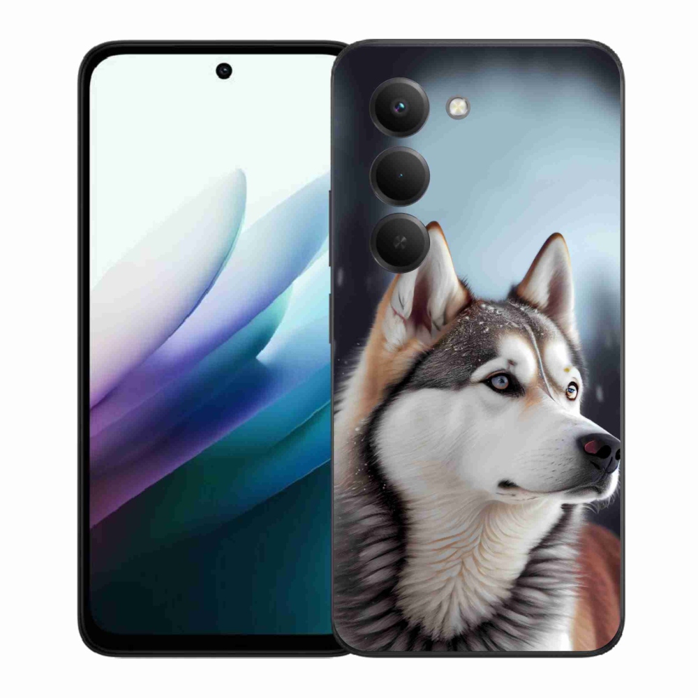 Gélový kryt mmCase na Xiaomi Redmi 15 4G/5G 171 mm - sibírsky husky