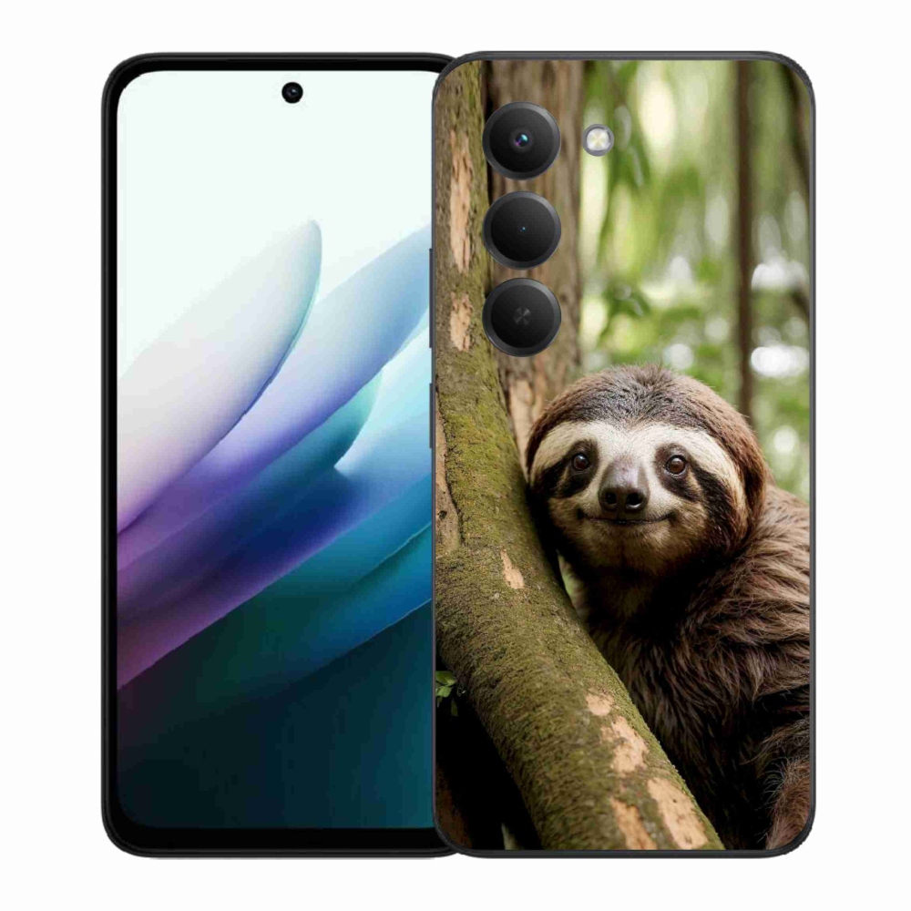 Gélový kryt mmCase na Xiaomi Redmi 15 4G/5G 171 mm - usmievavý leňochod