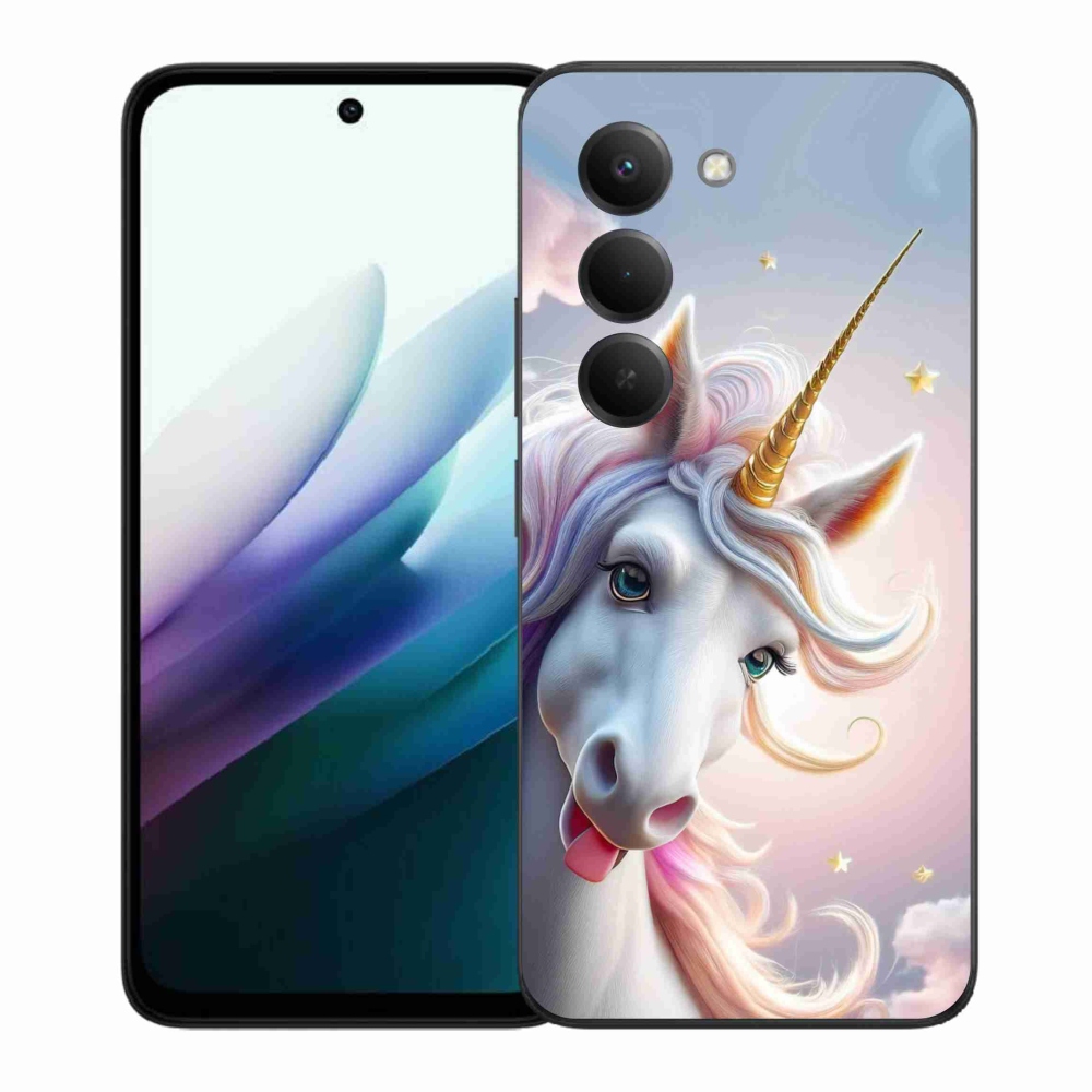 Gélový kryt mmCase na Xiaomi Redmi 15 4G/5G 171 mm - veselý jednorožec