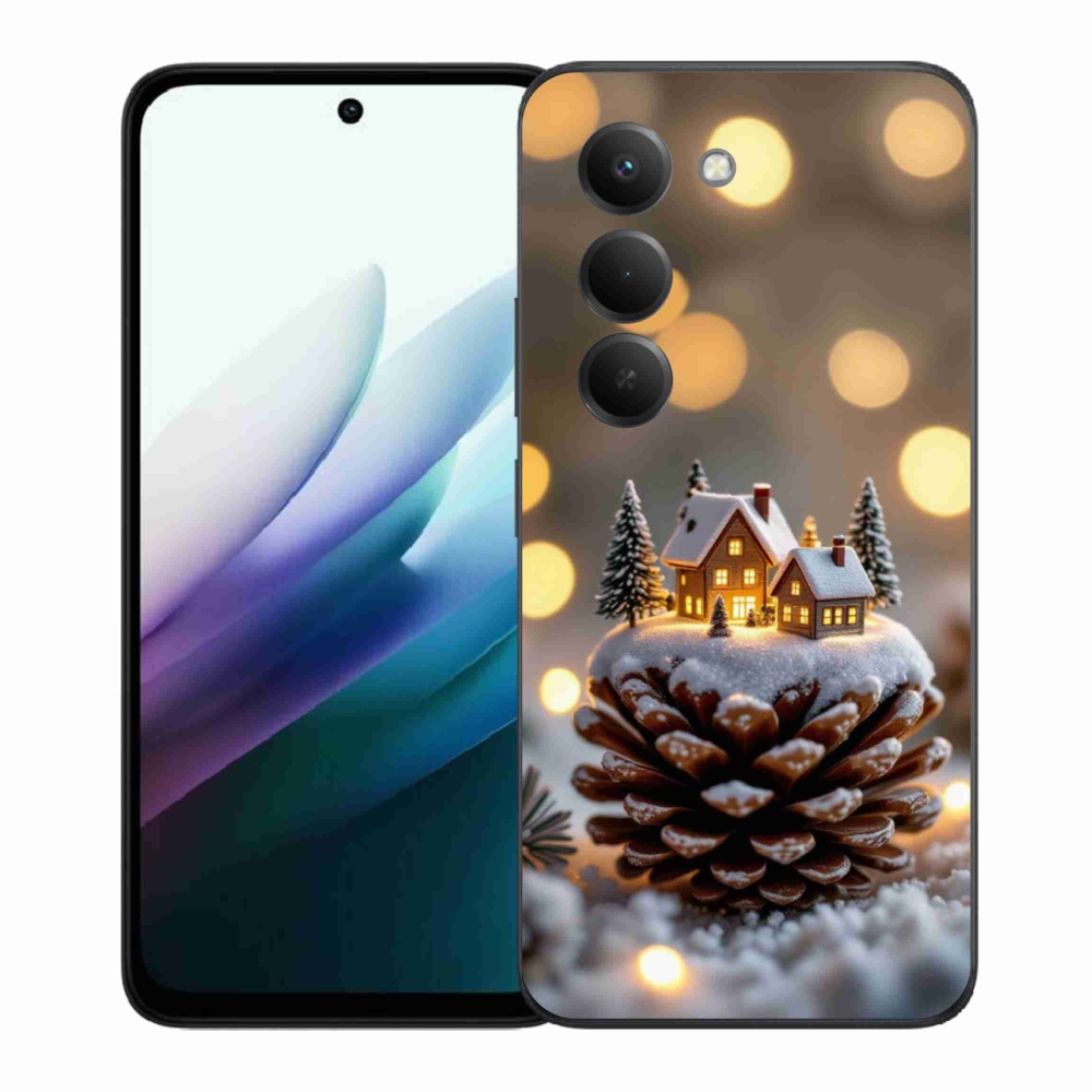 Gélový kryt mmCase na Xiaomi Redmi 15 4G/5G 171 mm - zimná dedinka