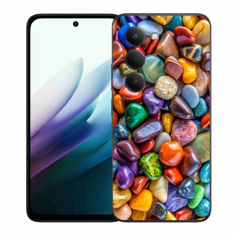 Gélový kryt mmCase na Xiaomi Redmi 15 4G/5G 171mm - farebné kamienky