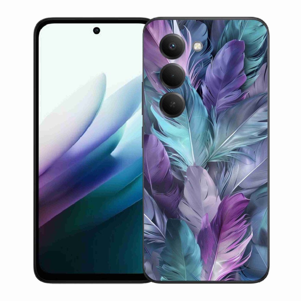 Gélový kryt mmCase na Xiaomi Redmi 15 4G/5G 171mm - farebné perie 2