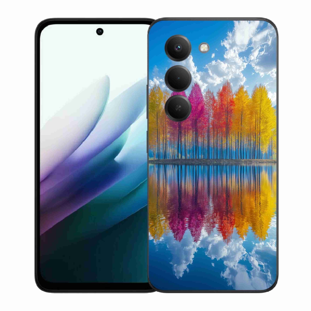 Gélový kryt mmCase na Xiaomi Redmi 15 4G/5G 171mm - farebné stromy