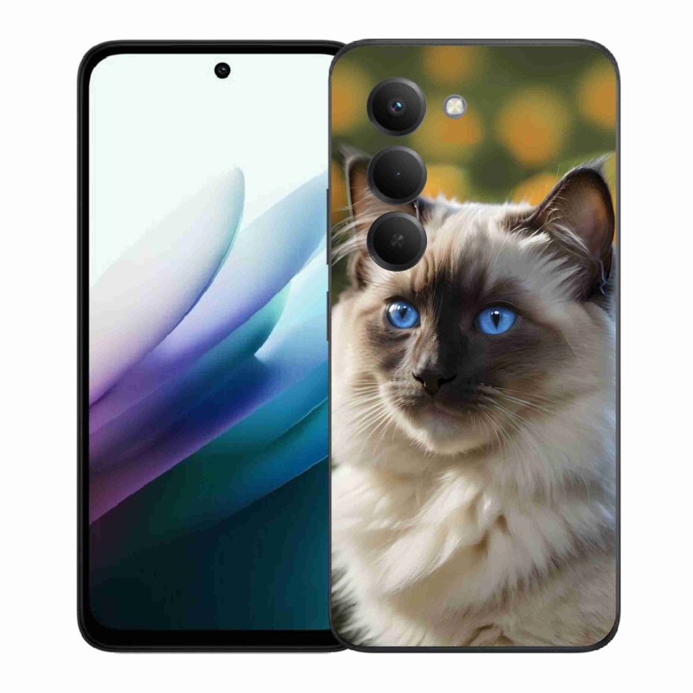 Gélový kryt mmCase na Xiaomi Redmi 15 4G/5G 171mm - biely ragdoll