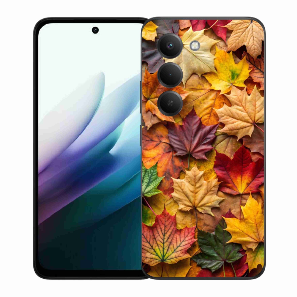 Gélový kryt mmCase na Xiaomi Redmi 15 4G/5G 171mm - javorové listy 2