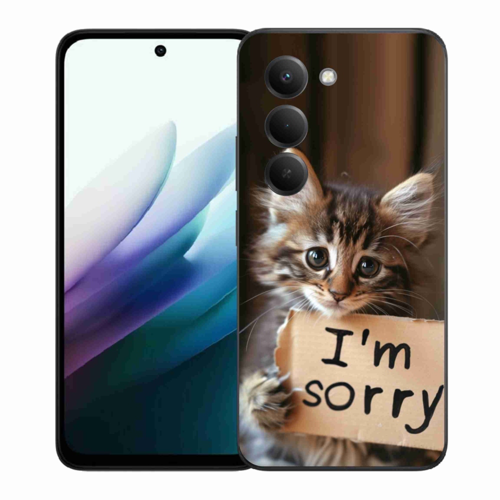 Gélový kryt mmCase na Xiaomi Redmi 15 4G/5G 171mm - mačacie ospravedlnenie