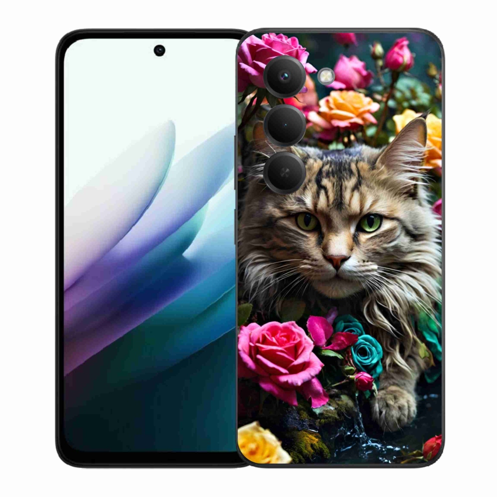 Gélový kryt mmCase na Xiaomi Redmi 15 4G/5G 171mm - mačacie pohľad 2