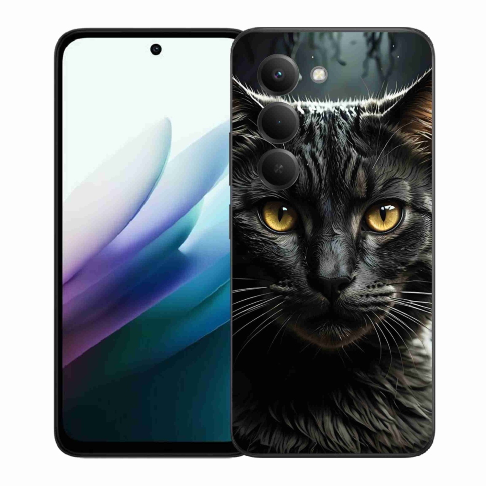 Gélový kryt mmCase na Xiaomi Redmi 15 4G/5G 171mm - mačacie pohľad 3