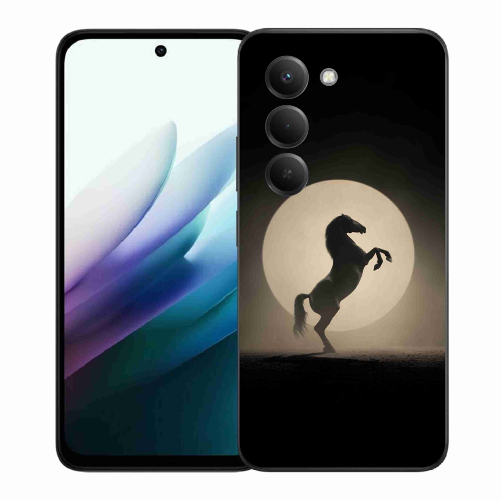 Gélový kryt mmCase na Xiaomi Redmi 15 4G/5G 171mm - kôň v siluete