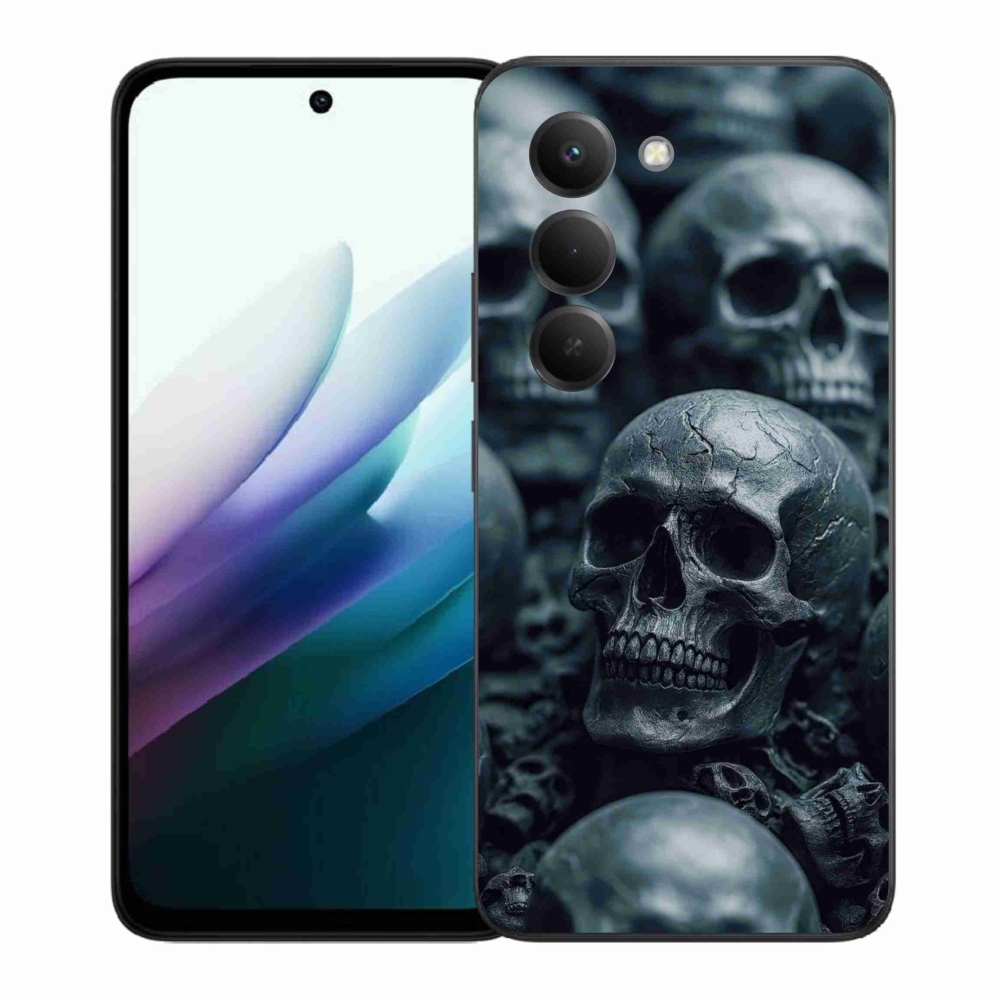 Gélový kryt mmCase na Xiaomi Redmi 15 4G/5G 171mm - lebka 2