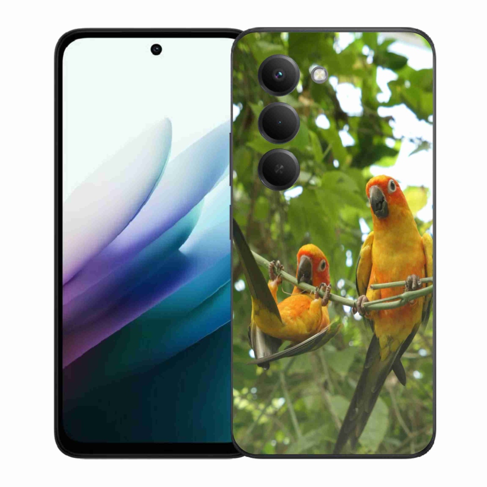 Gélový kryt mmCase na Xiaomi Redmi 15 4G/5G 171mm - papagáje aratingy