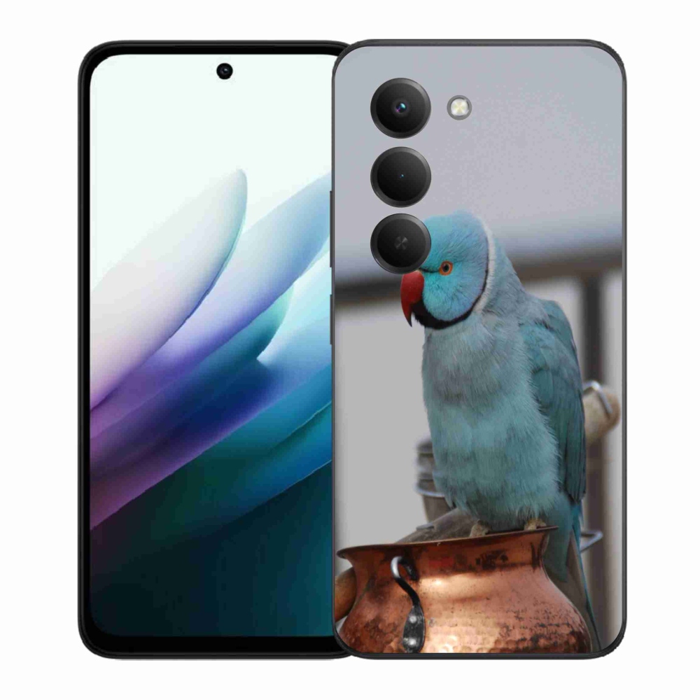 Gélový kryt mmCase na Xiaomi Redmi 15 4G/5G 171mm - papagáj alexander modrý