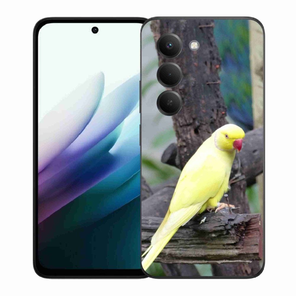 Gélový kryt mmCase na Xiaomi Redmi 15 4G/5G 171mm - papagáj alexander žltý