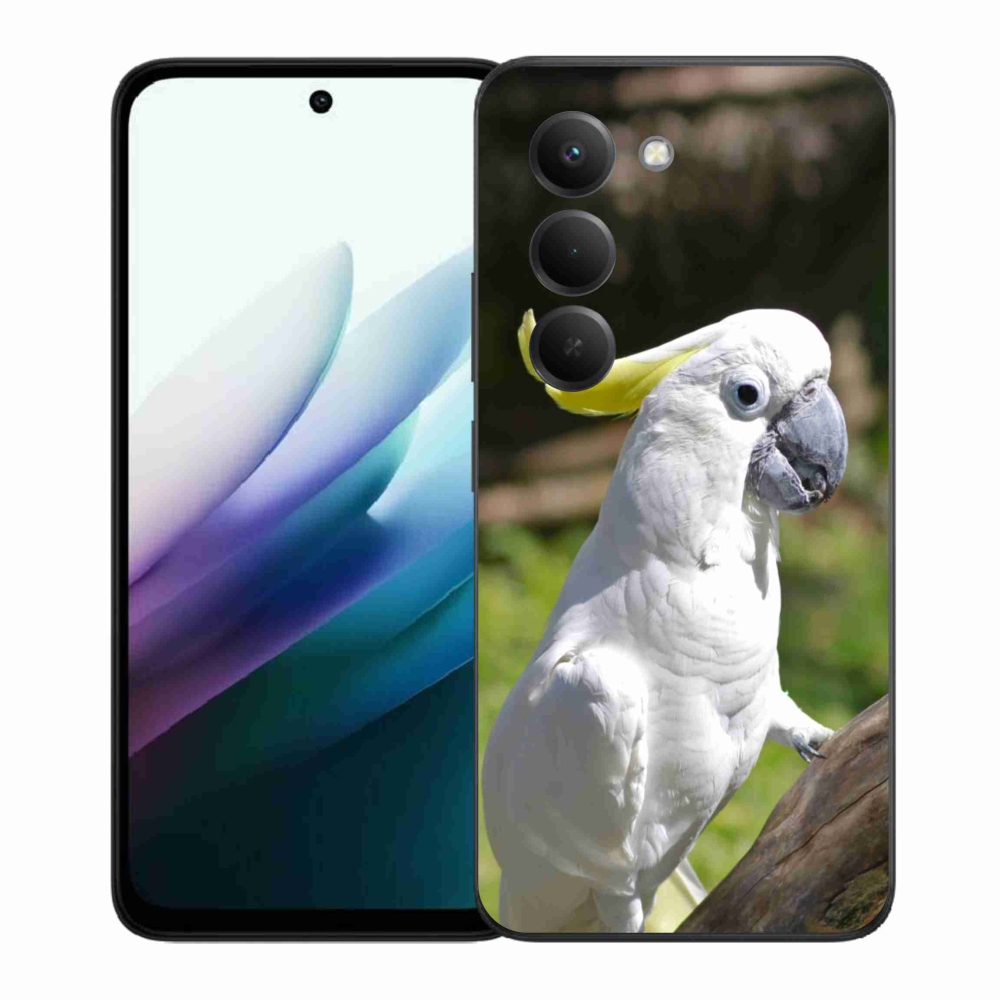 Gélový kryt mmCase na Xiaomi Redmi 15 4G/5G 171mm - papagáj kakadu 2